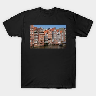 Nikolaifleet, half-timbered houses, Hamburg T-Shirt